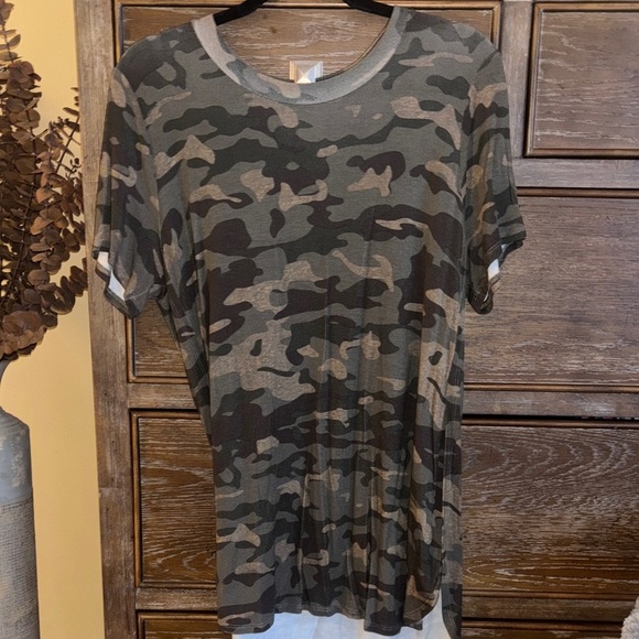 Mud Pie Tops - Mud Pie Camouflage Tunic Top